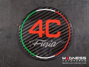 Alfa Romeo 4C Carbon Fiber Fuel Door - Furia - Red